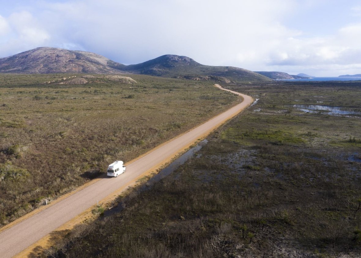 britz campervans western australia cpae range espereance