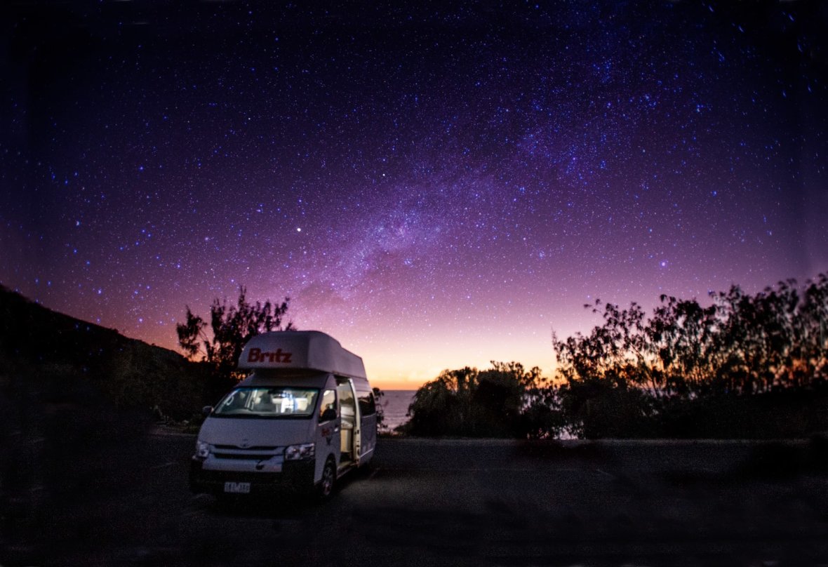 Britz campervans Queensland Cape Hillsborough