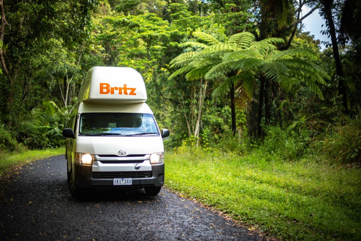 Cape tribulaiton Britz campervans