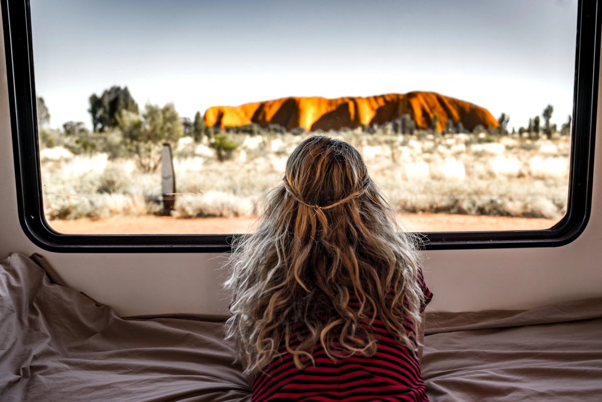 Uluru at sunrise