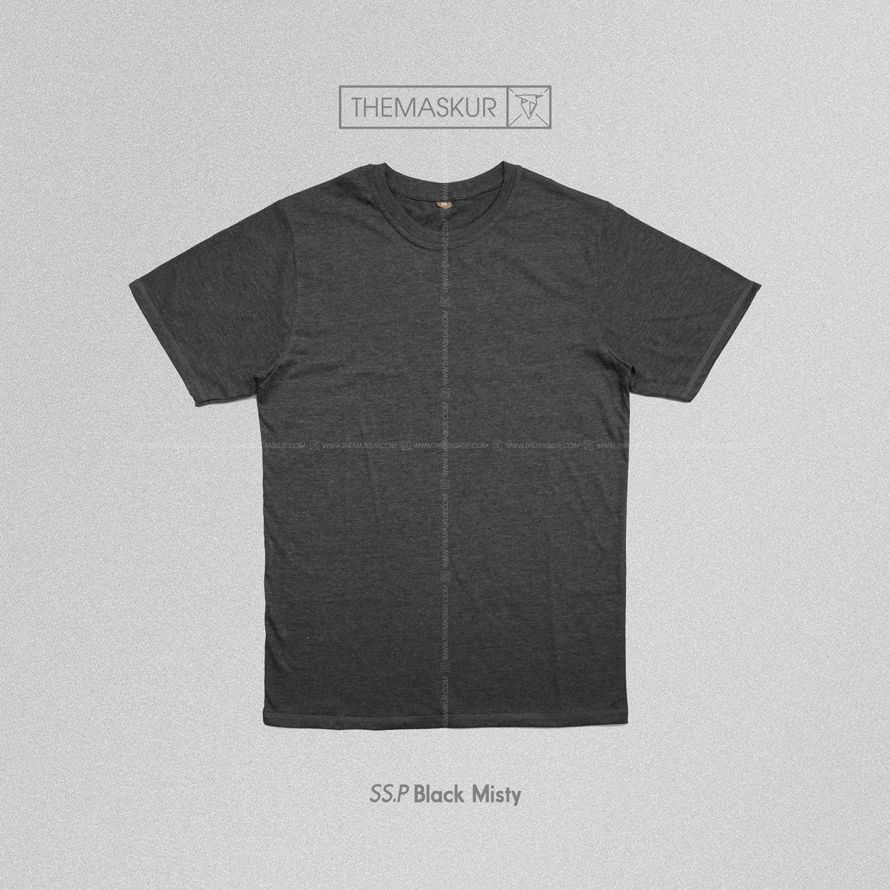  Kaos  Polos  SS P Black Misty  themaskur com