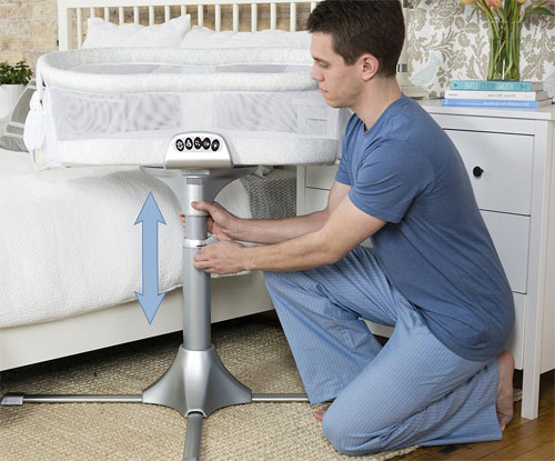 adjustable height bassinet