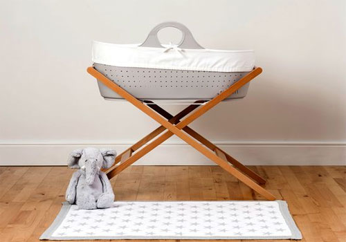 moses basket bassinet with stand