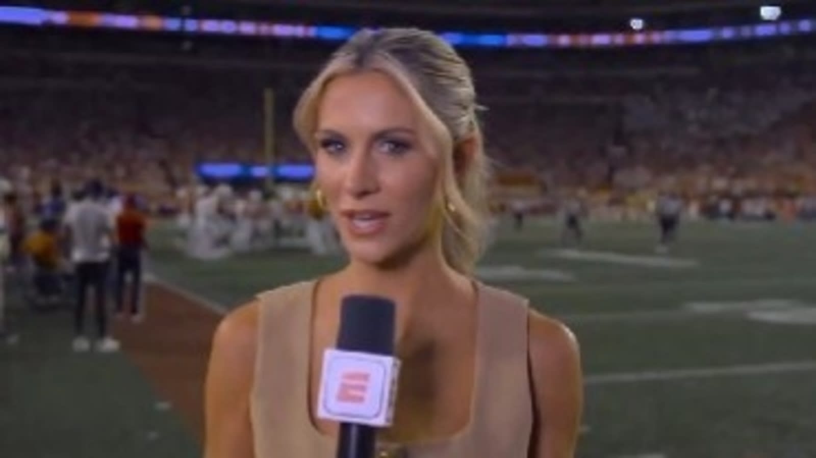 Laura Rutledge: ESPN reporter apologises to Texas coach Sarkisian after his ‘classless’ behavior - ‘they blew him off’
