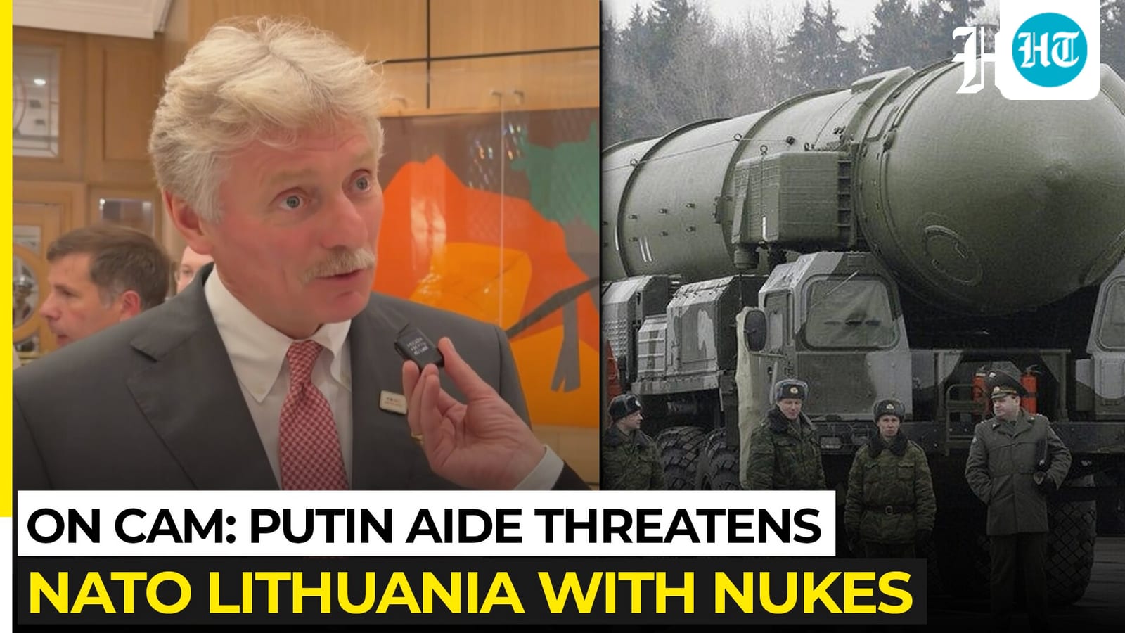 Putin aide warns NATO’s Lithuania it will become a Russian nuclear target if it hosts nukes