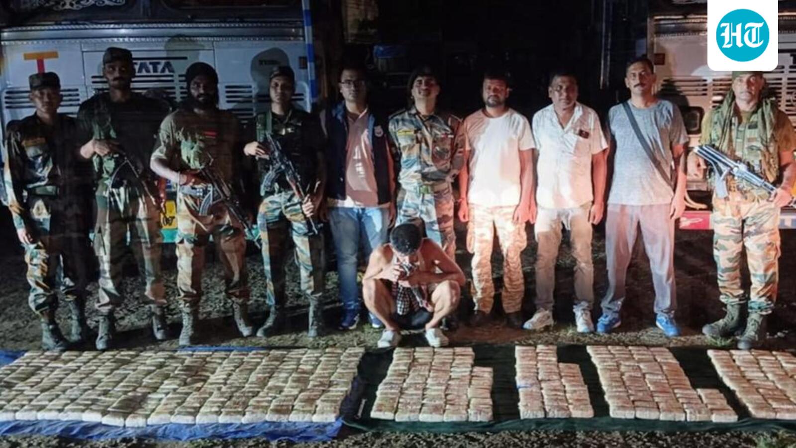 Narcotics bust: 109 kg Yaba worth  ₹327 crore seized at Assam-Mizoram border
