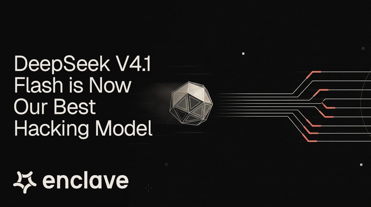 DeepSeek v4.1 Flash Is Now Our Best Hacking Model