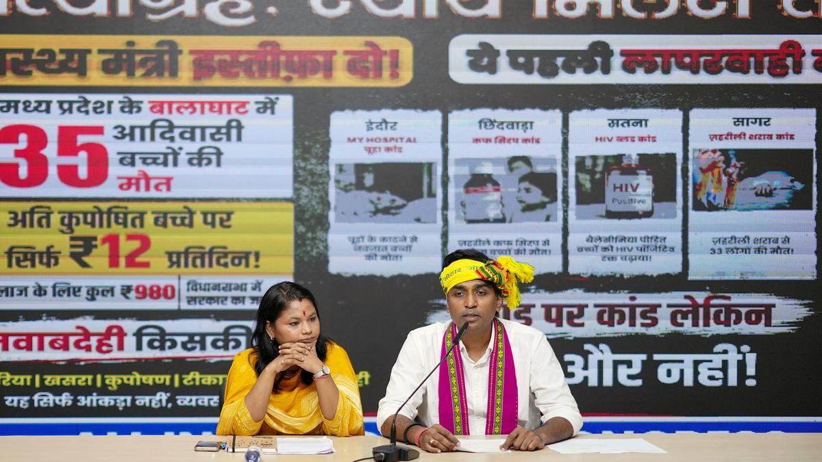Congress demands accountability for deaths of tribal children, hooch tragedy victims in M.P.