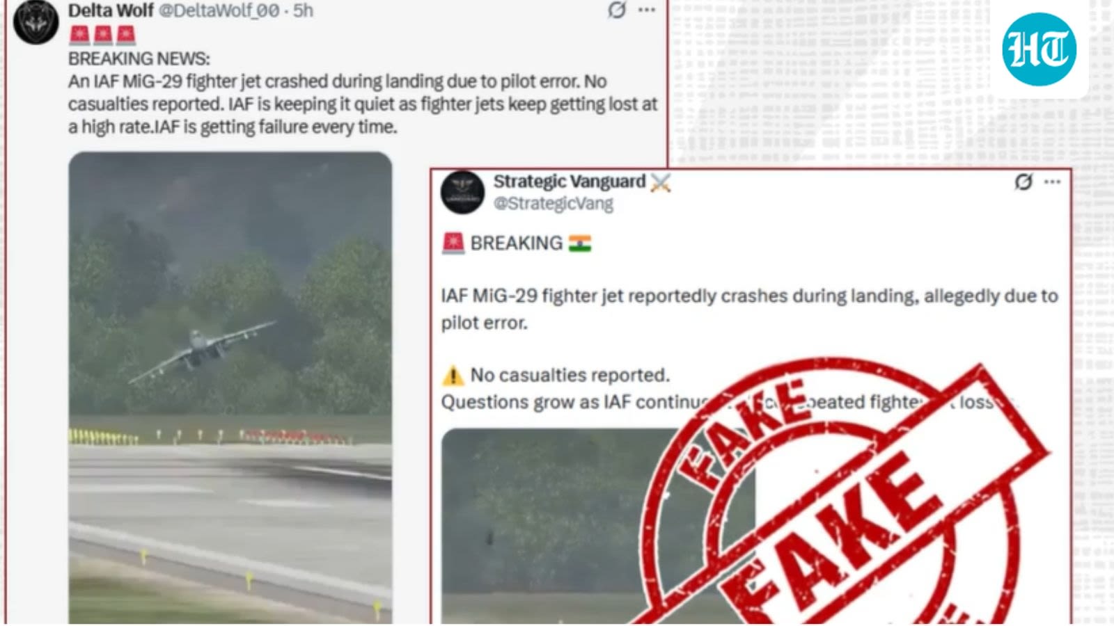 Govt debunks claims of MiG-29 crash, blames Pak accounts: ‘Footage from video game’