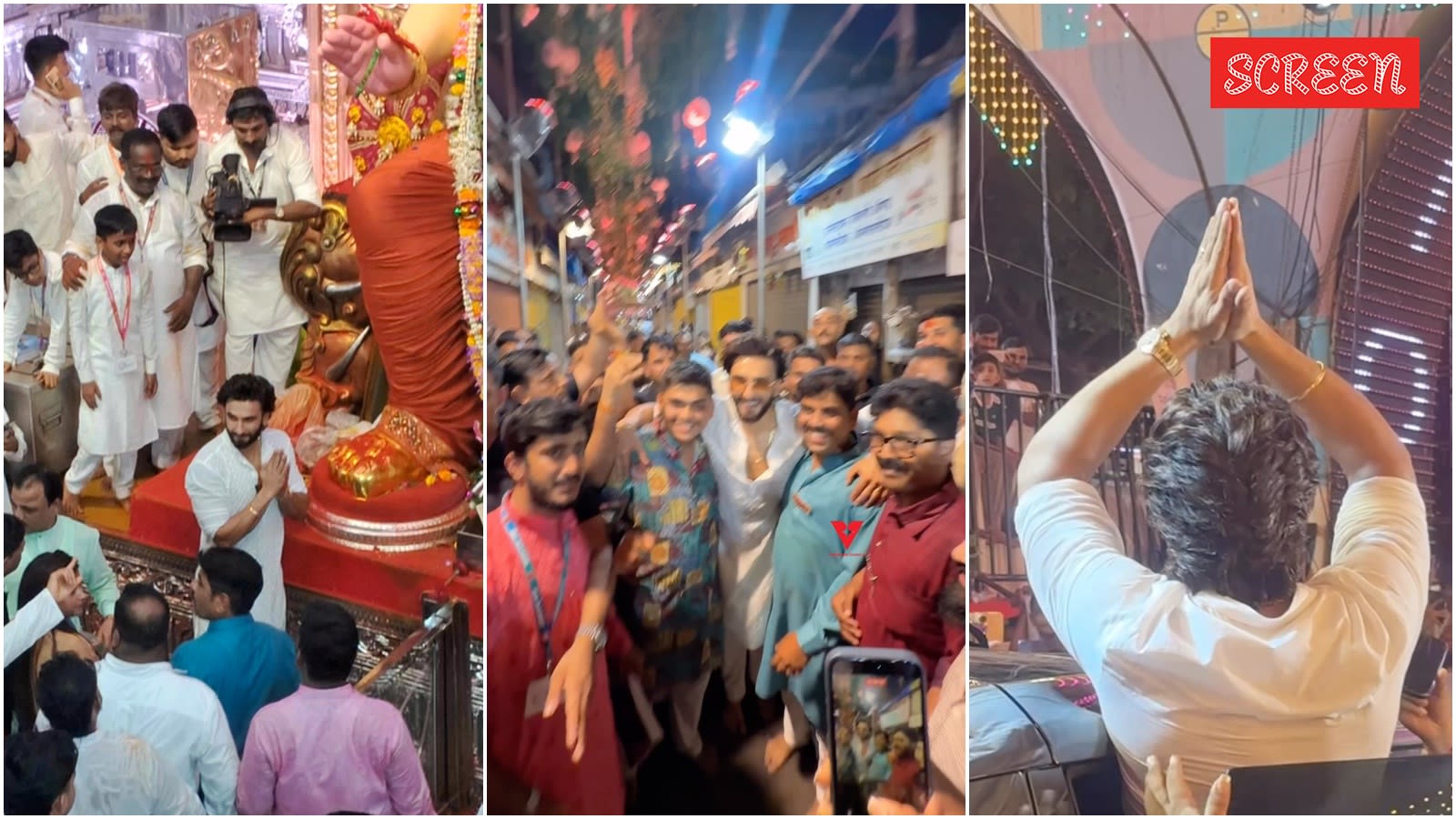 Ranveer Singh visits Lalbaugcha Raja, pledges to support education of 1,000 girls