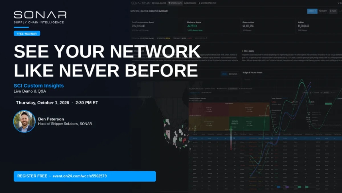 SONAR Launches SCI Custom Insights — Free Webinar Demo October 1