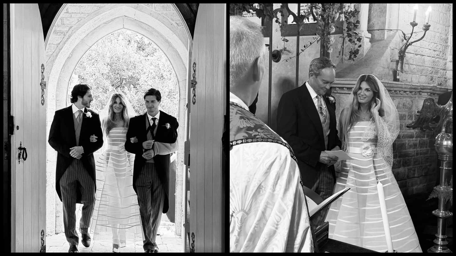 Walked down aisle by sons, Imran Khan’s ex-wife Jemima drops 2nd wedding pictures