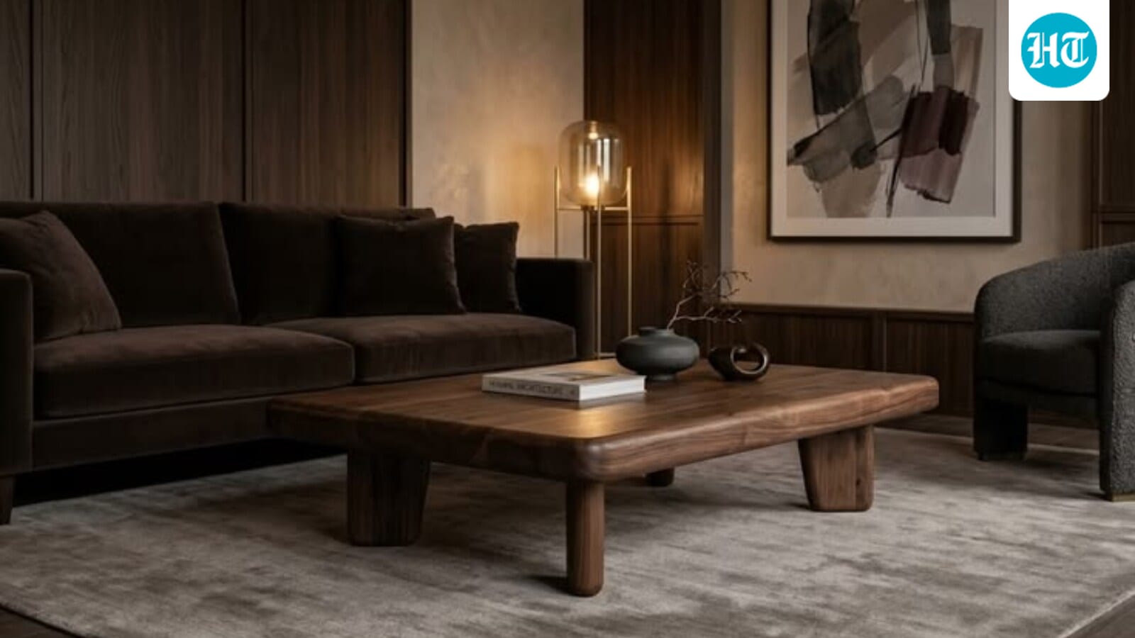Think dark wooden furniture looks dated? These ideas can make it feel modern