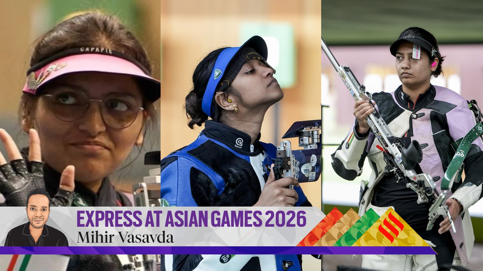 Elavenil, Sonam, Vidarsa: 3 unique paths to India’s 1st Asian Games 2026 medal