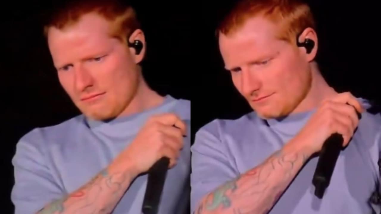Ed Sheeran Cries On Stage Over Tour Controversy, Doesn't Mention Israel