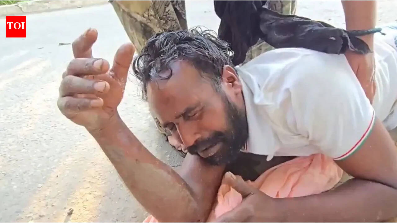 Punjab drug menace: Cong shares video of man consuming poison outside DC office