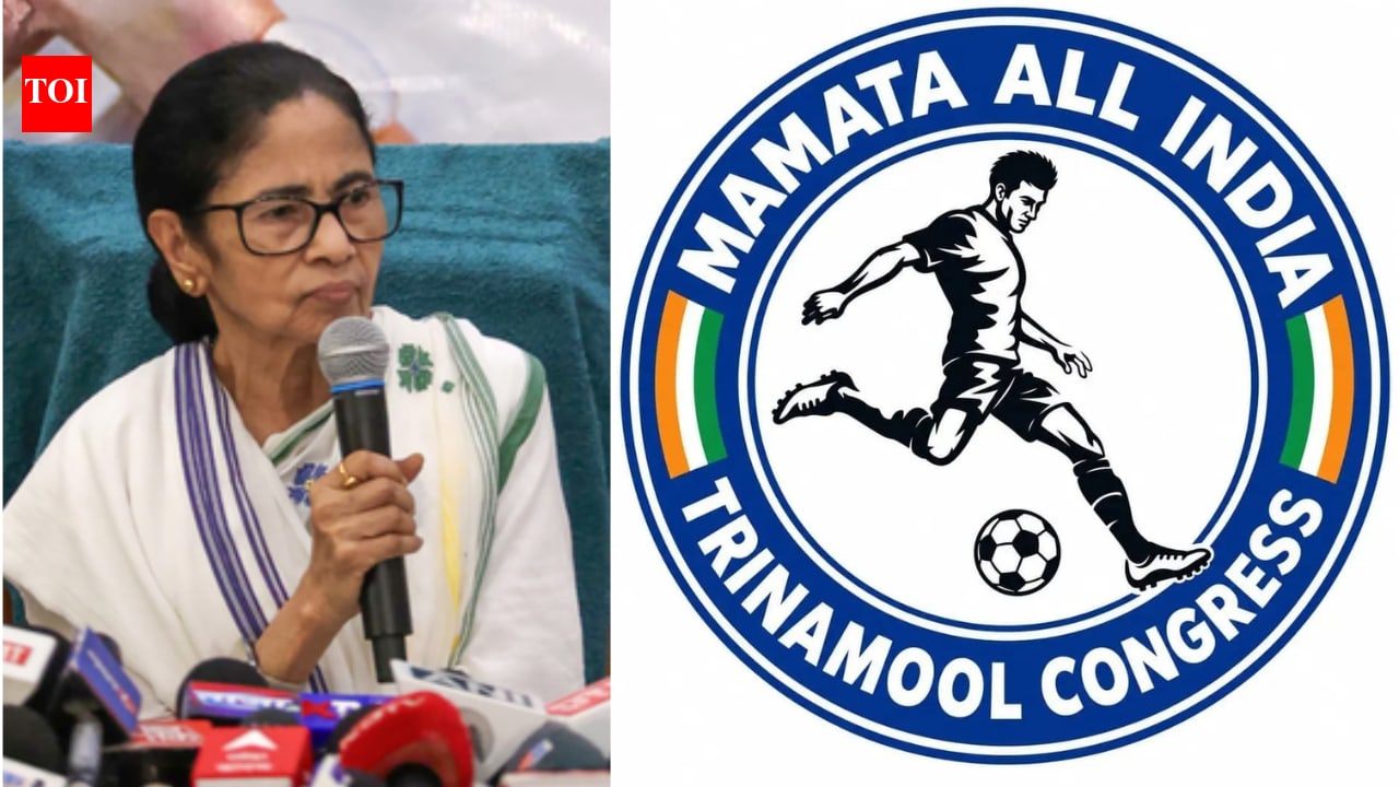 Mamata Banerjee-led TMC camp unveils ‘football player’ as new party logo
