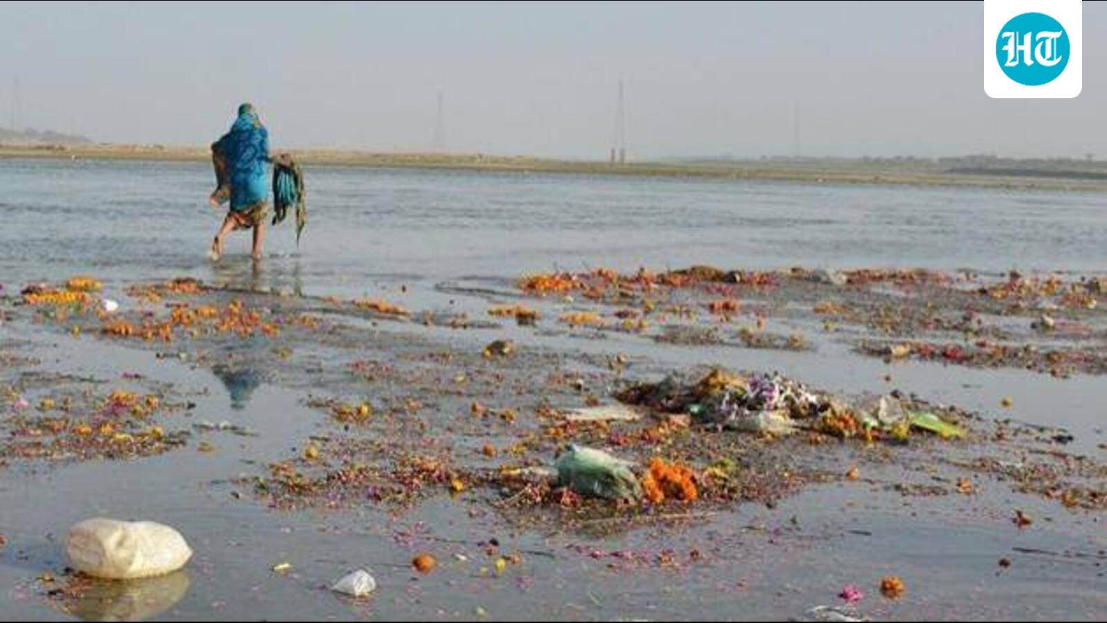 Ganga recedes, leaving silt and waste at Varanasi ghats