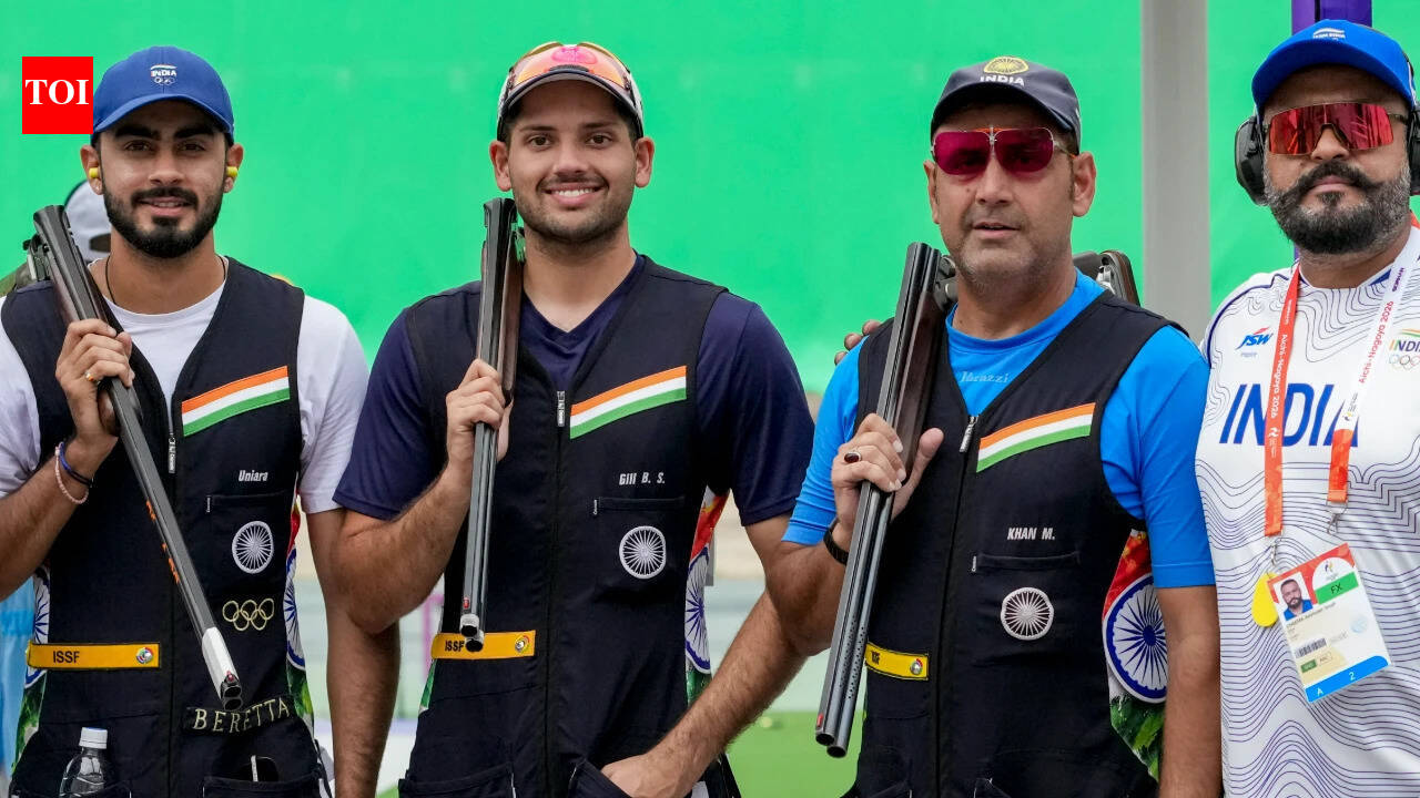 India men's skeet team clinch bronze after shoot-off win over Kazakhstan