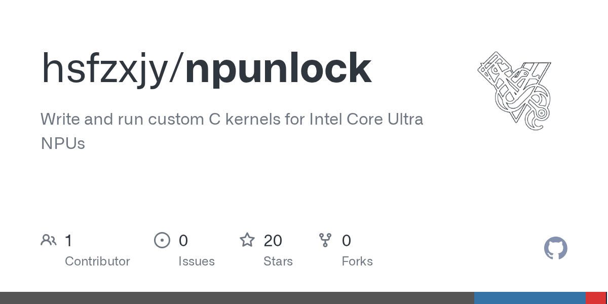 Show HN: Npunlock – Run custom C kernels for Intel NPUs
