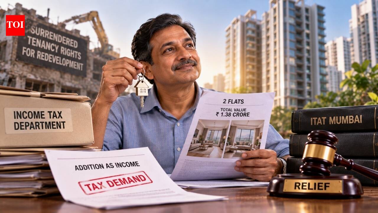 Got 2 flats worth Rs 1.38cr for tenancy rights; taxman sent notice, what ITAT said