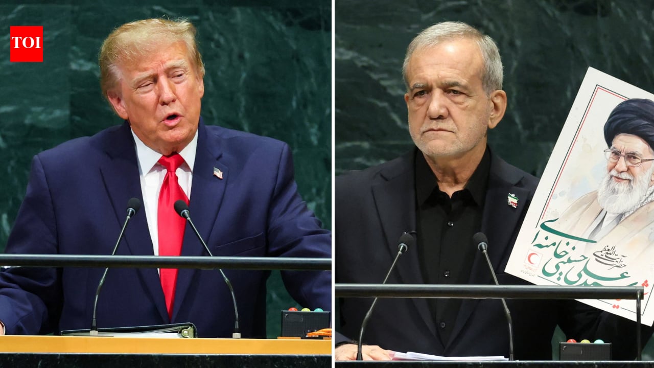 'Terrorist' or 'victims of terrorism'? Iran's Pezeshkian takes Trump head-on at UNGA