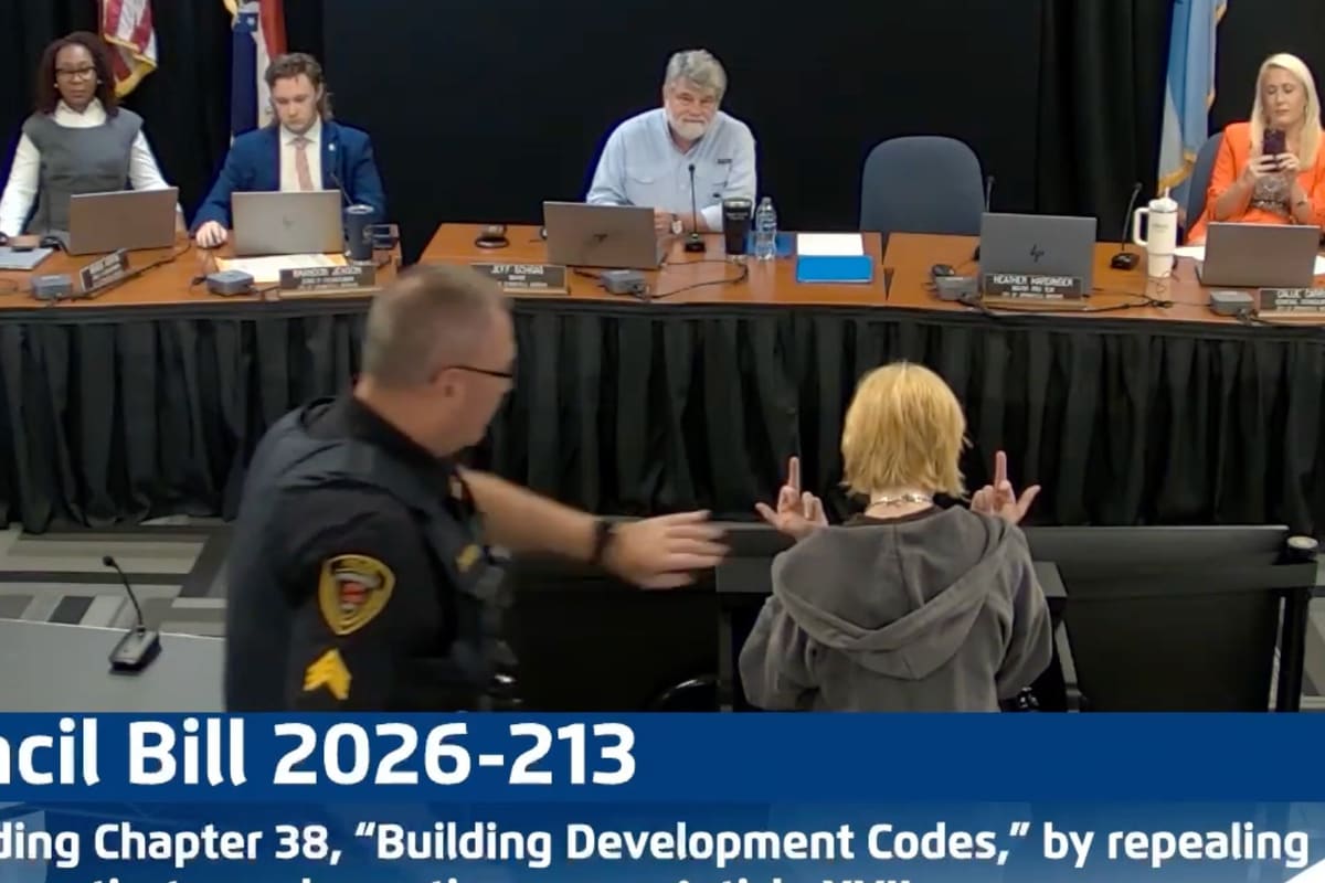 Woman Arrested, Dragged Away After Speaking About Flock at City Council Meeting