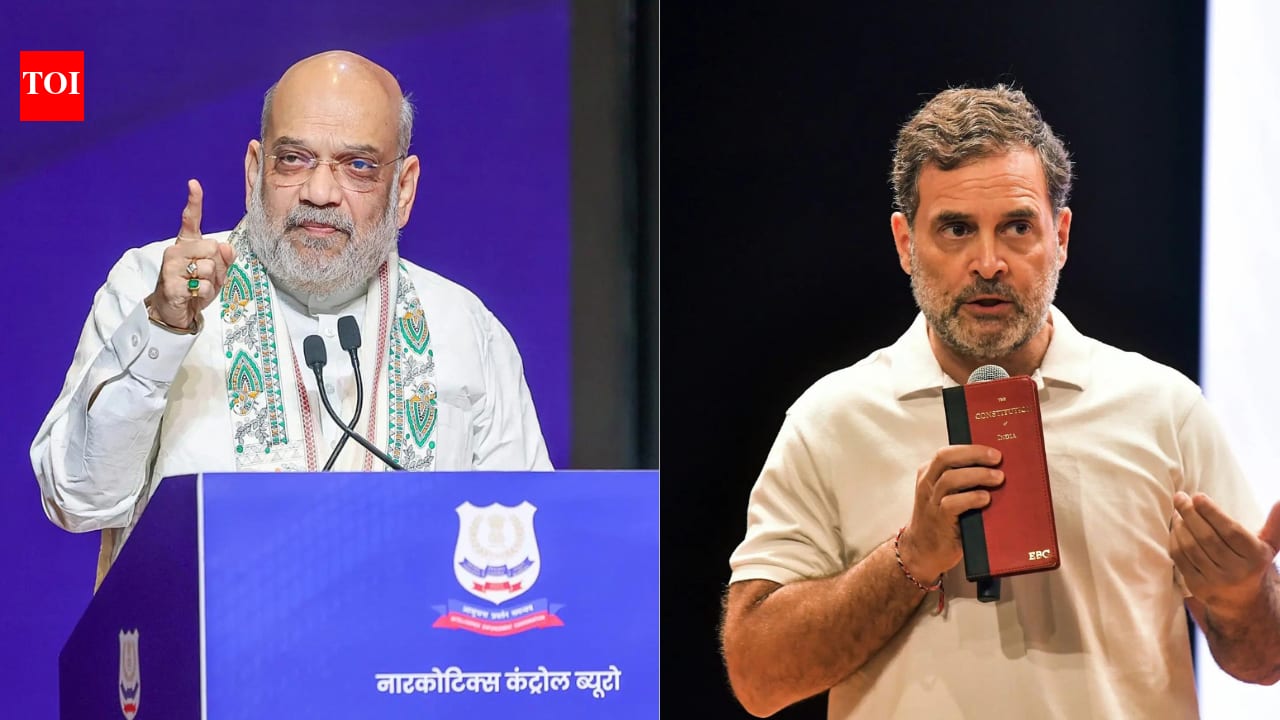‘Dead mindset cannot see vibrancy’: Amit Shah on Rahul’s ‘dead economy’ remark