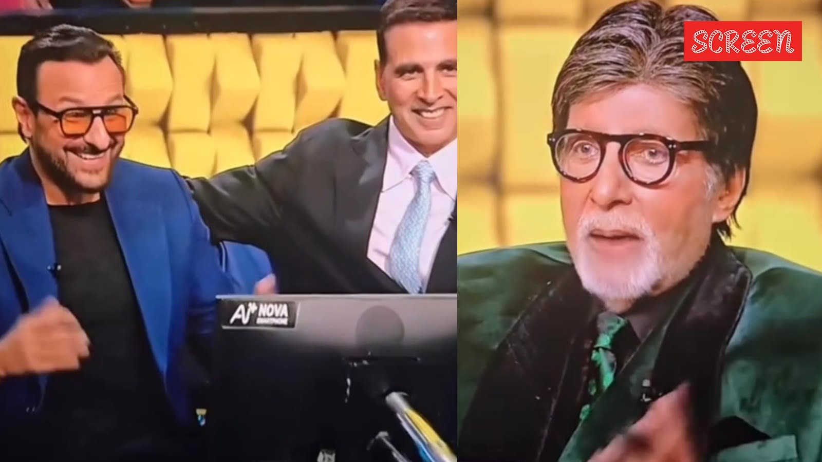 Amitabh Bachchan gives Saif Ali Khan 2-years’ ghee supply, he says, ‘Came to KBC for this’