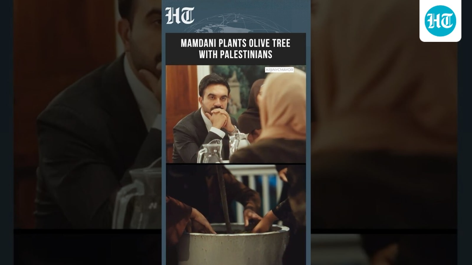 'May Peace Be Our Future': Mamdani Plants Olive Tree With Palestinians From Gaza