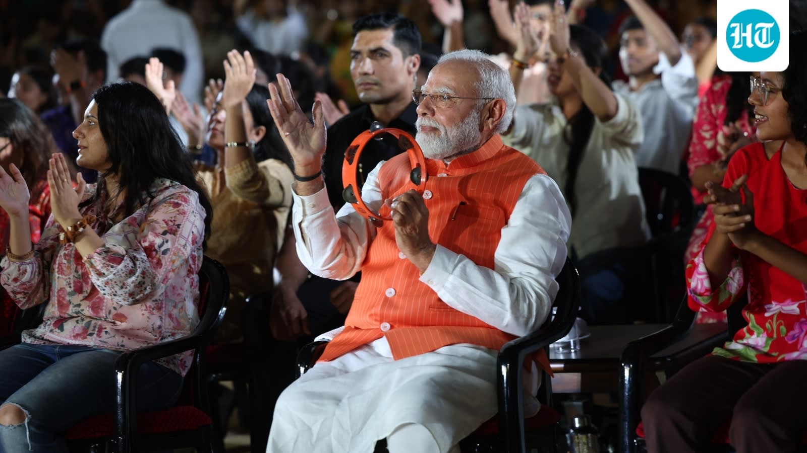 PM Modi attends ‘bhajan clubbing’ on Deendayal Upadhyaya's birth anniversary: Video