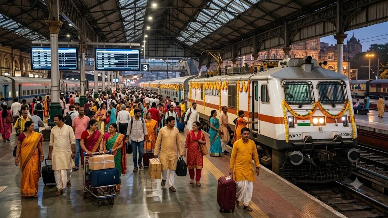 Durga Puja, Diwali, Chhath 2026: 418 special trains from Mumbai announced, check routes and dates