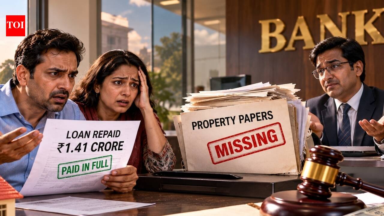 Repaid Rs 1.41 crore loan, but bank lost property papers; couple wins Rs 15.5L