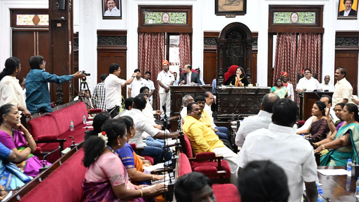 VCK councillors stage walk out over placement of Ambedkar’s photo in Chennai Corporation council hall
