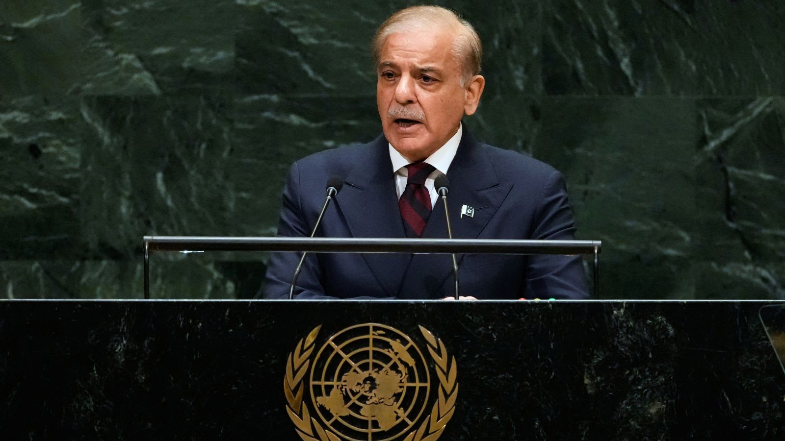 At UNGA, Pakistan’s PM Shehbaz Sharif says Indus water diversion ‘will be treated as act of war’