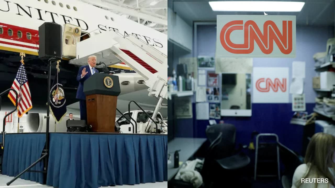 White House Restricts CNN From Trump's Air Force One In Fresh Escalation