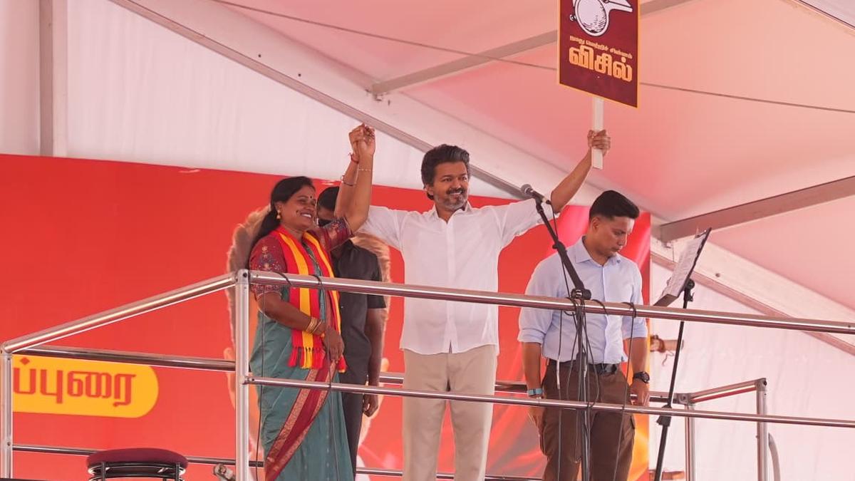 Vijay accuses DMK of covering up POCSO Act case against Veeramani, questions AIADMK’s silence