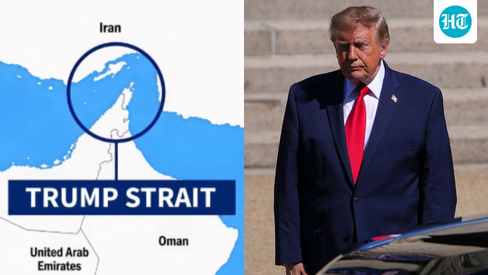 'Trump Strait': US President shares Hormuz map, relabels key waterway amid Iran tensions