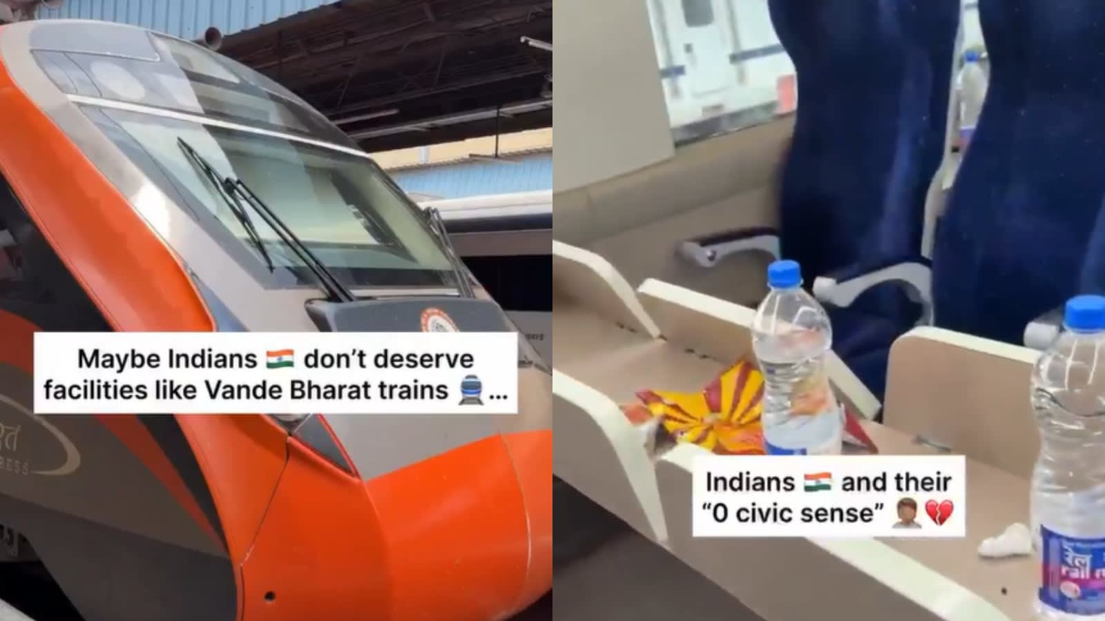 Harsh Goenka shares Vande Bharat video with littered seats: ‘How to teach civic sense?’