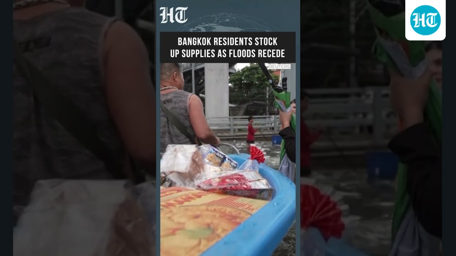 Bangkok Residents Rush To Stock Up on Supplies as Floodwaters Recede