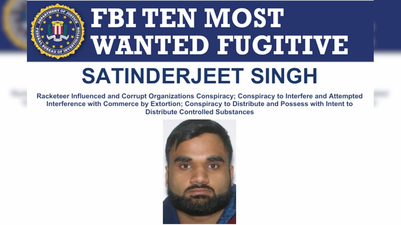 Gangster Goldy Brar On FBI's 10 Most Wanted List With $1 Million Bounty