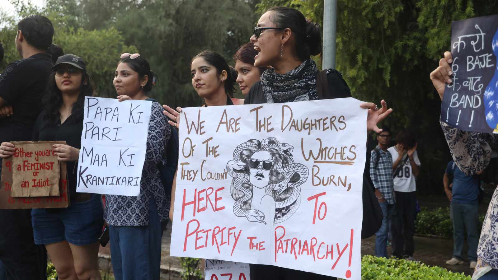 ‘Gen Z not here to make reels’: DU students’ women’s safety protest intensifies
