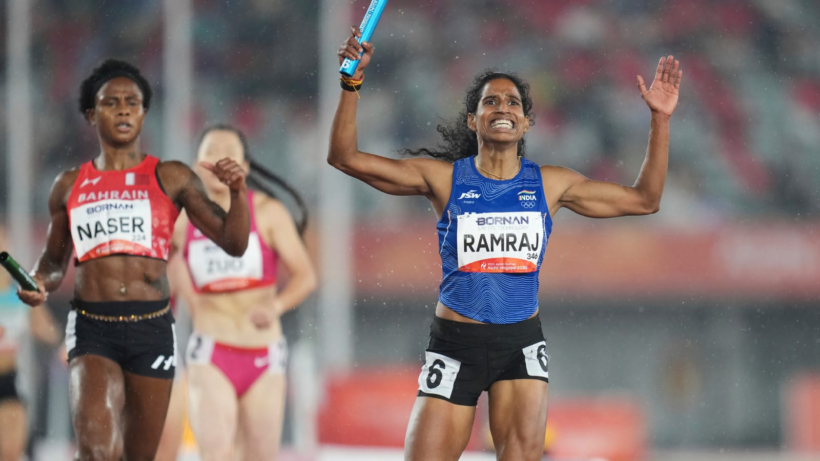 India win women’s 4x400m relay gold at Asian Games 2026, sixth gold overall