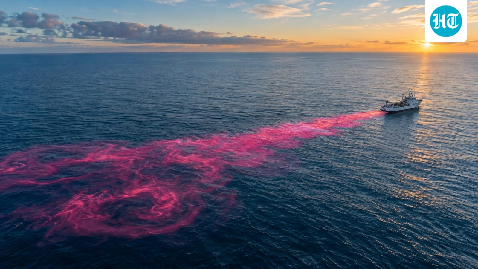 In 2025, scientists poured 16,500 gallons of pink lye into the ocean; early results show the water absorbed more carbon