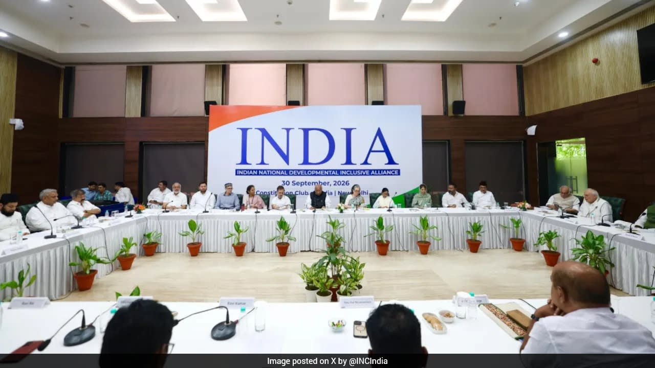 "We Must Go Back To Ballot Votes": Mallikarjun Kharge At Key INDIA Bloc Meet