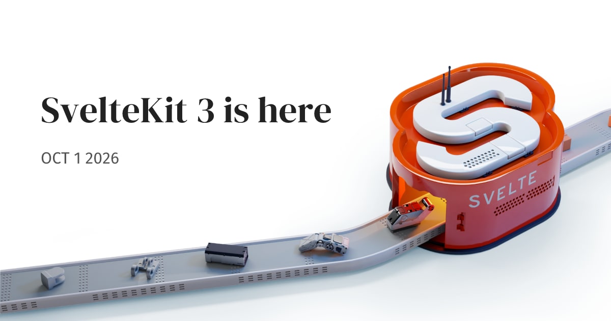 SvelteKit 3 Is Here