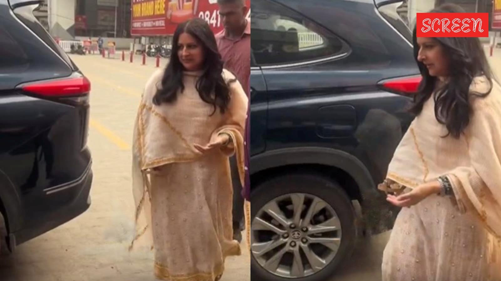 Vijay’s wife Sangeetha makes rare public appearance to support son Jason’s Sigma