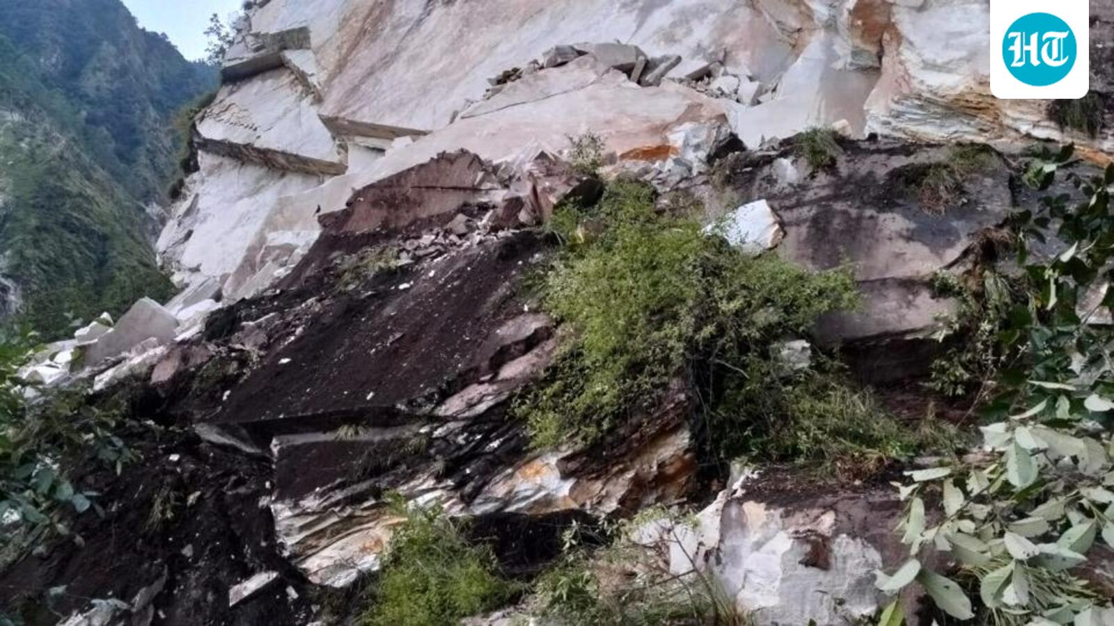 Over 350 pilgrims stopped as landslide blocks Adi Kailash route in Uttarakhand