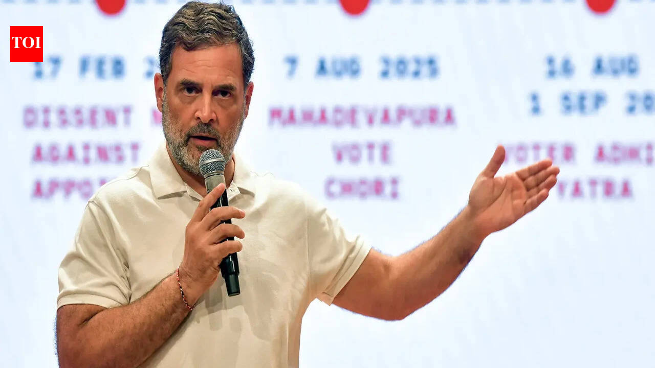 Lathi can stop a crowd, but not a question: Rahul Gandhi