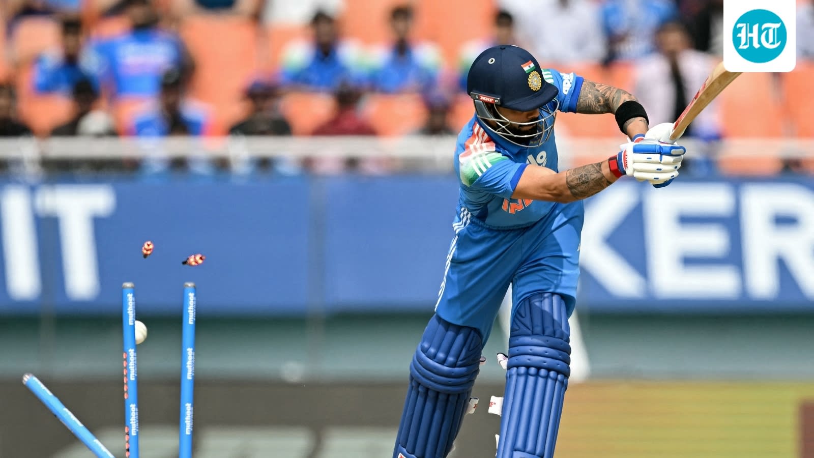 A golden duck after 7 years: Virat Kohli shocked by Jayden Seales as India struggle in New Chandigarh